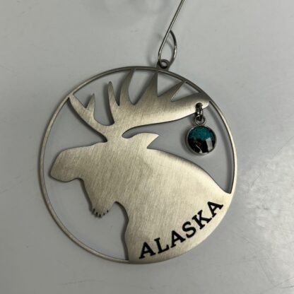 Moose Ornament Wrangell sand