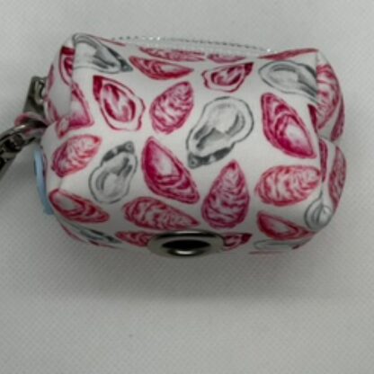 Oyster Waste Bag Holder pink/Silver